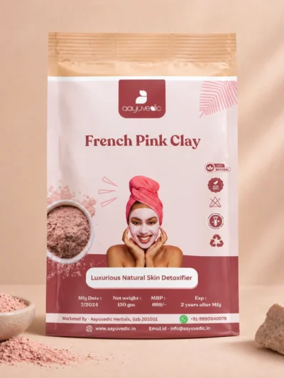 french pink clay aayuvedic herbals