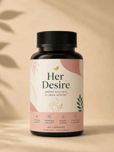 Her Desire Ayurvedic women wellness capsules by Aayuvedic
